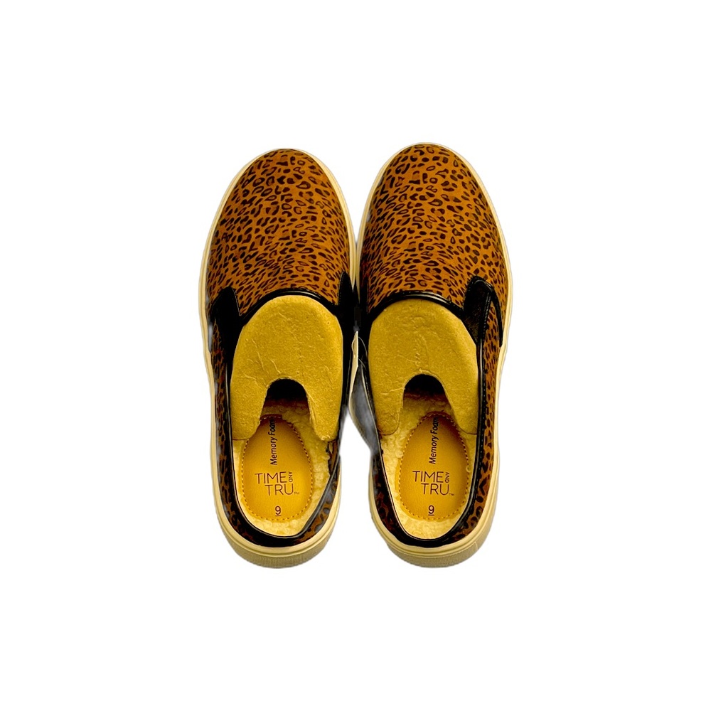 Leopard print push-in women’s shoes